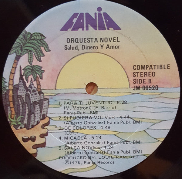 Orquesta Novel : Salud, Dinero Y Amor (LP, Album)