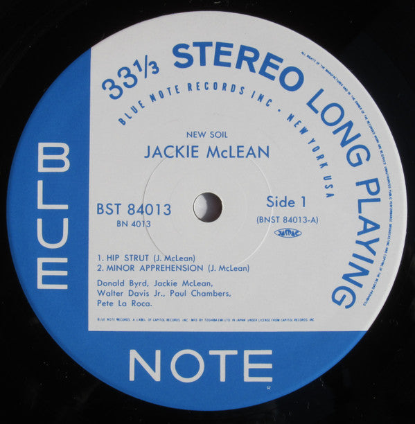 Jackie McLean : New Soil (LP, Album, Ltd, RE)