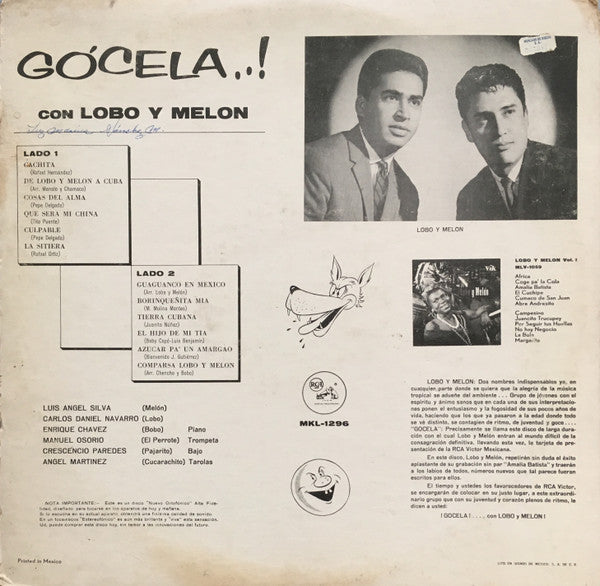 Lobo Y Melon : Gocela! (LP, Album)