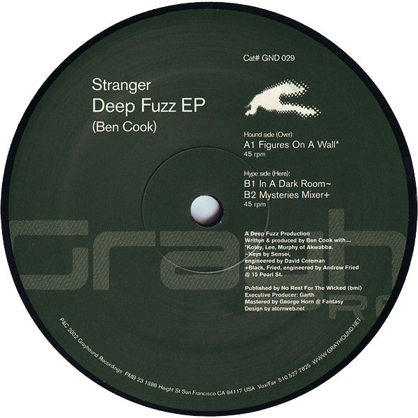 Stranger (2) : Deep Fuzz EP (12", EP)