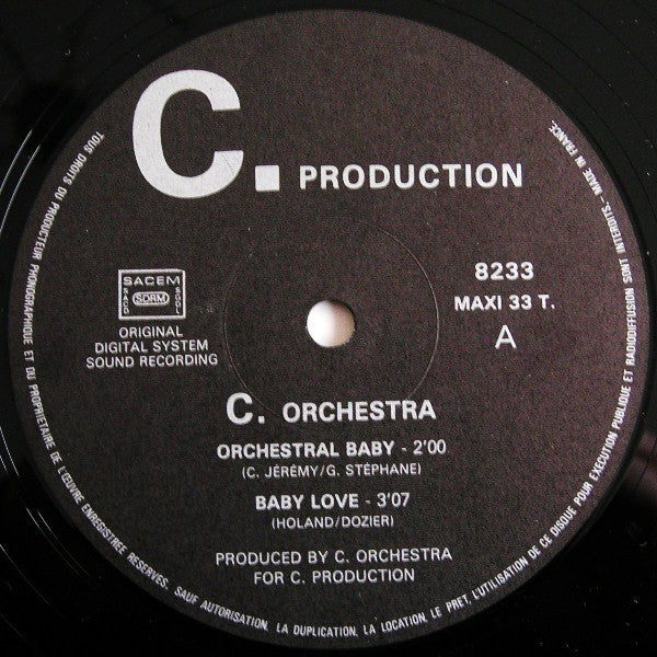 C. Orchestra : Baby Love (12", P/Mixed)