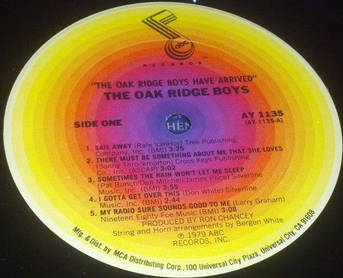 The Oak Ridge Boys - The Oak Ridge Boys Have Arrived vinyl record, LP (Mint (M)) | Lulo Records