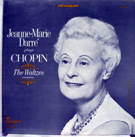 Jeanne-Marie Darré Plays Frédéric Chopin : The Waltzes (Complete) (LP, Bla)