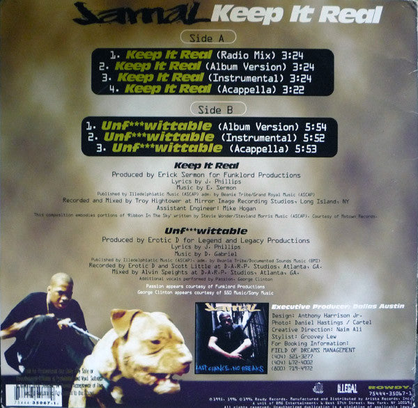 Jamal (2) : Keep It Real (12")