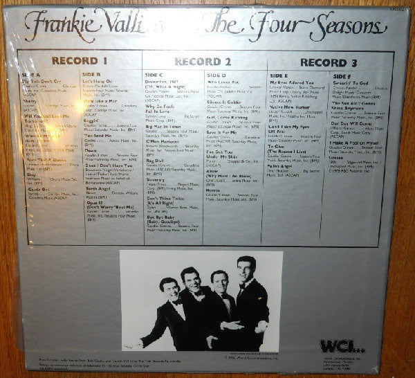 Frankie Valli And The Four Seasons* : Silver Anniversary Collection (3xLP, Comp + Box)