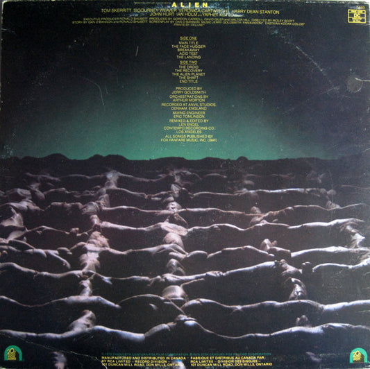 Jerry Goldsmith : Alien (Original Soundtrack From The Twentieth Century-Fox Film) (LP, Album)
