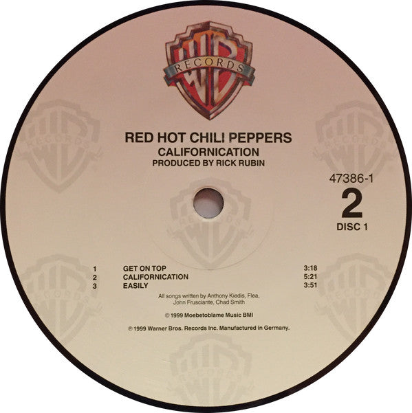 Red Hot Chili Peppers : Californication (2xLP, Album, Ltd, RE, 180)