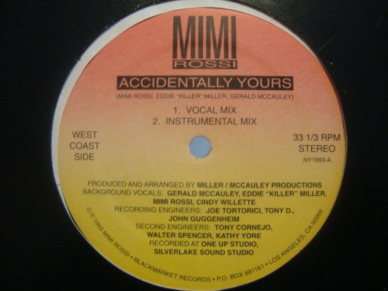Mimi Rossi : Accidentally Yours (12")