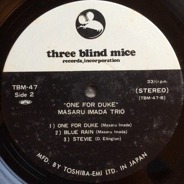 Masaru Imada Trio : One For Duke (LP)