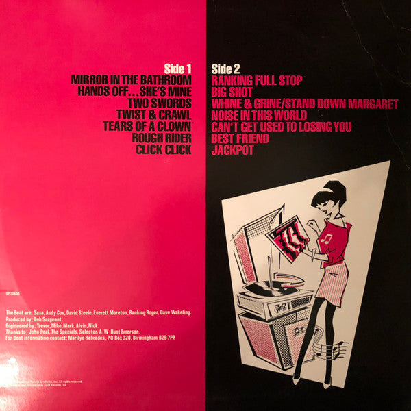 The English Beat* : I Just Can't Stop It (LP, Album, RE)