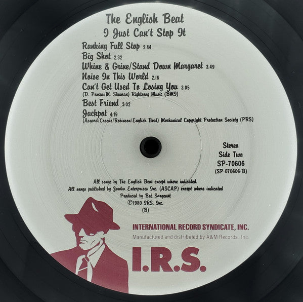 The English Beat* : I Just Can't Stop It (LP, Album, RE)