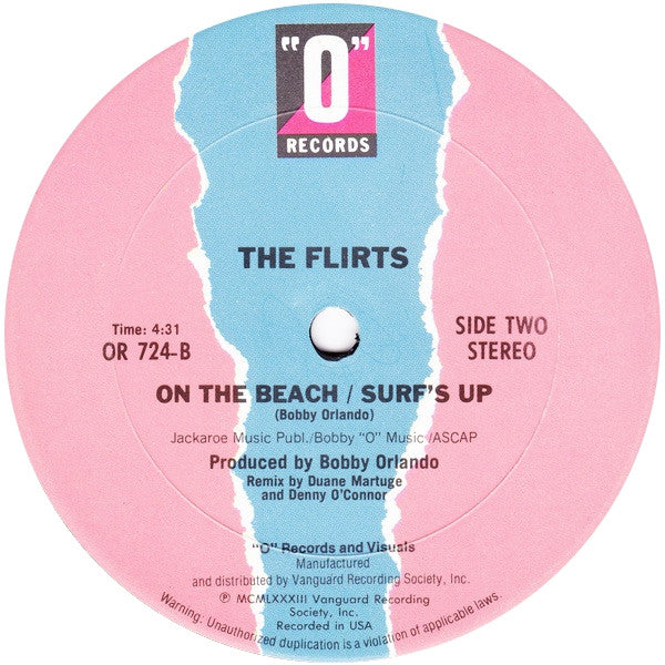 The Flirts : Jukebox (Don't Put Another Dime) (12")
