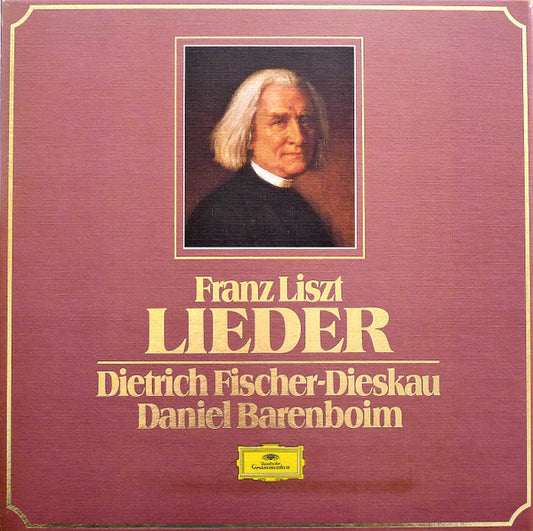 Franz Liszt - Dietrich Fischer-Dieskau, Daniel Barenboim : Lieder (4xLP + Box)