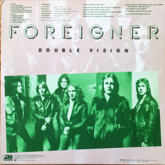 Foreigner - Double Vision vinyl record, LP (Near Mint (NM or M-)) | Lulo Records