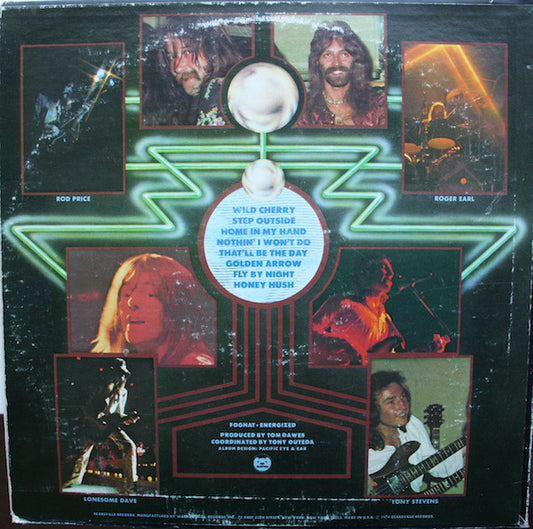 Foghat - Energized vinyl record, LP (Mint (M)) | Lulo Records