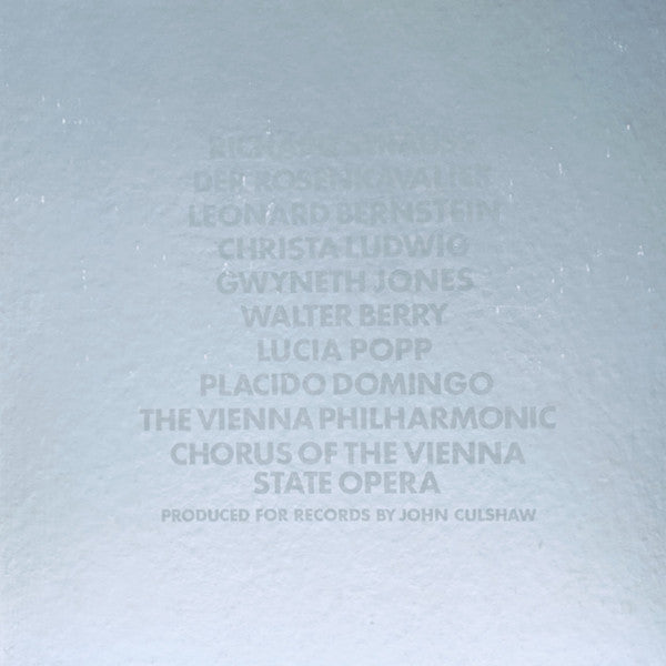 Leonard Bernstein, Wiener Philharmoniker, Christa Ludwig, Gwyneth Jones, Walter Berry, Lucia Popp : Der Rosenkavalier (4xLP, Album + Box)