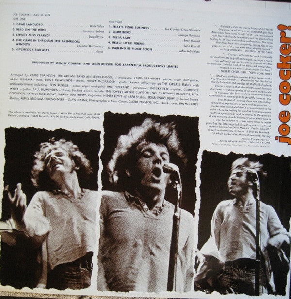 Joe Cocker : Joe Cocker! (LP, Album, Ter)
