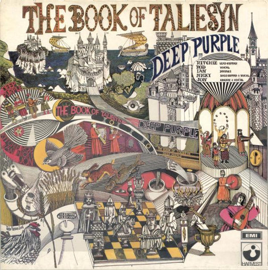 Deep Purple : The Book Of Taliesyn (LP, Album, RE, Gat)