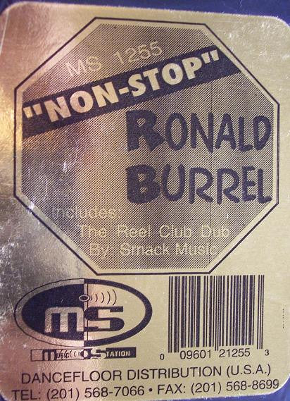 Ronald Burrell : Non-Stop (12")