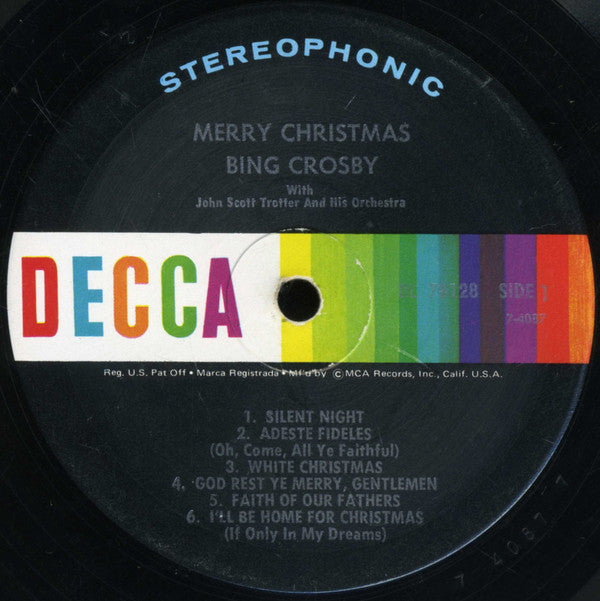 Bing Crosby : Merry Christmas (LP, Album, RE, RP)