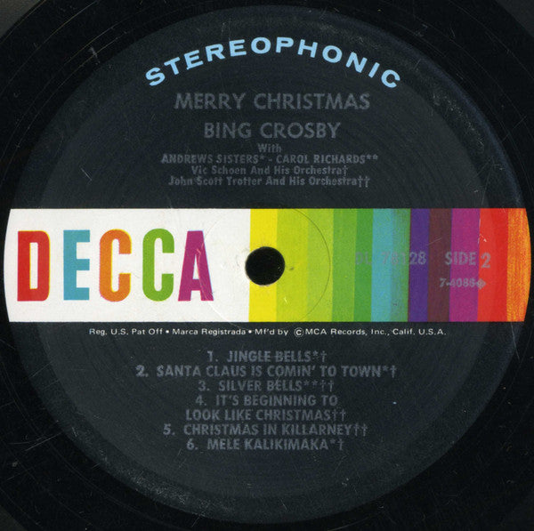 Bing Crosby : Merry Christmas (LP, Album, RE, RP)