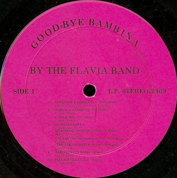 Flavia Band : Good-Bye Bambina (LP, Album, Pur)