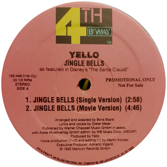 Yello - Jingle Bells vinyl record, 12" (Near Mint (NM or M-)) | Lulo Records