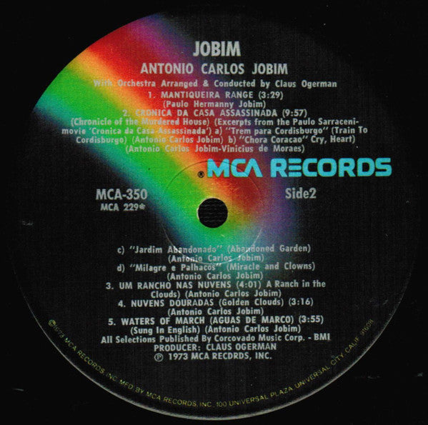 Antonio Carlos Jobim : Jobim (LP, Album, Glo)