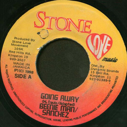 Beenie Man / Sanchez / Razor (16) : Going Away / Why (7")