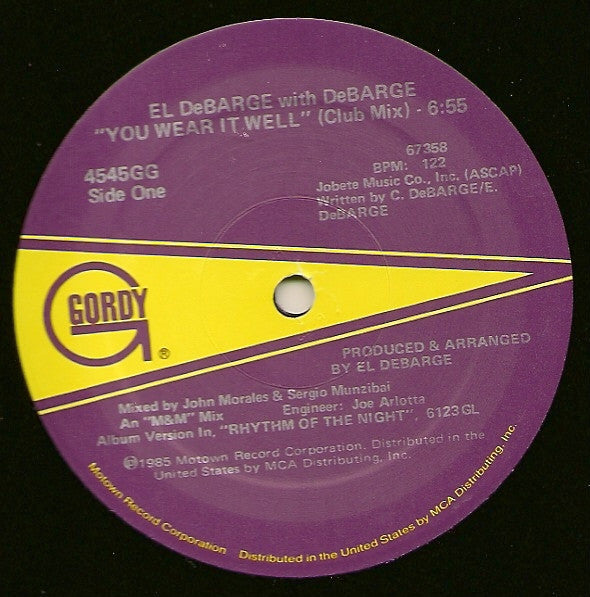 El DeBarge With DeBarge : You Wear It Well (12")