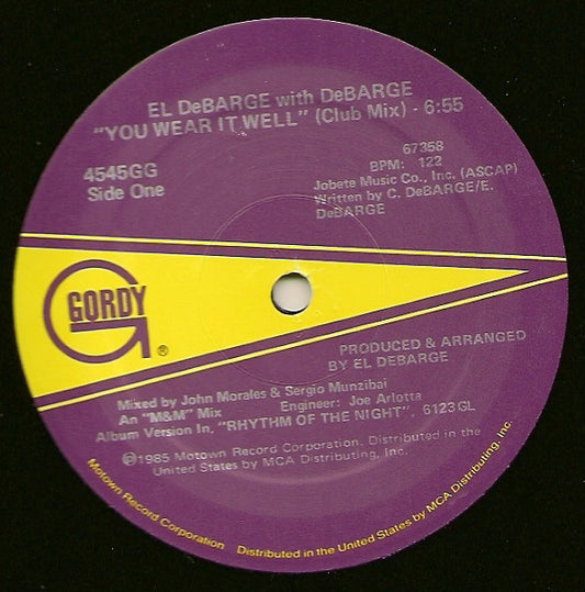El DeBarge With DeBarge : You Wear It Well (12")