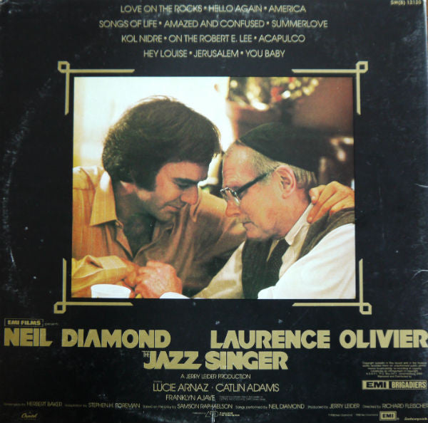 Neil Diamond : The Jazz Singer (Original Songs From The Motion Picture) (LP, Album)