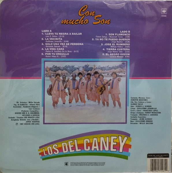 Los Del Caney : Con Mucho Son (LP, Album)