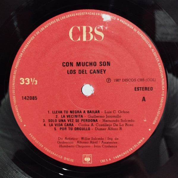 Los Del Caney : Con Mucho Son (LP, Album)