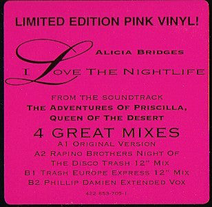 Alicia Bridges : I Love The Nightlife (Disco 'Round) (12", Single, Ltd, Pin)
