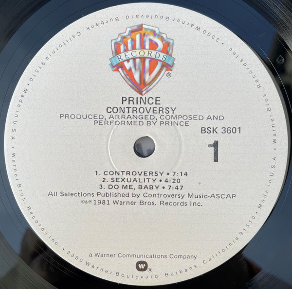 Prince : Controversy (LP, Album)