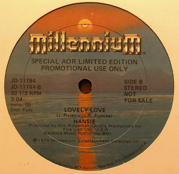 Hansie Ravesteijn : Automobile (12", Ltd, Promo)