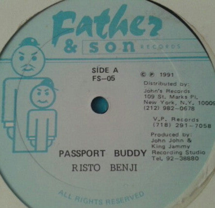 Risto Benji : Passport Buddy (12")