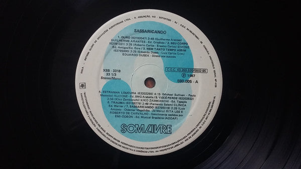 Various : Sassaricando (Nacional)  (LP, Comp)