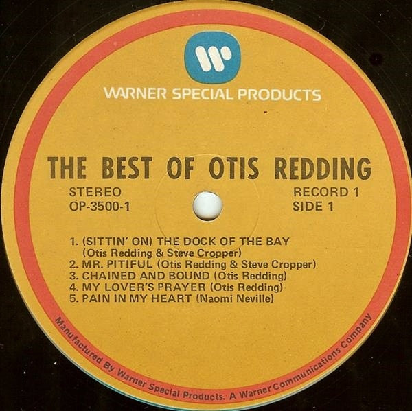 Otis Redding : The Legendary Otis Redding: His Greatest Recordings (3xLP, Comp)