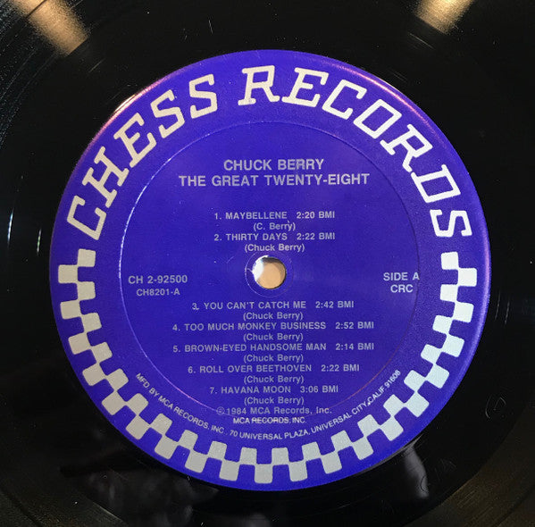 Chuck Berry : The Great Twenty-Eight (2xLP, Comp, Club, RE, Car)