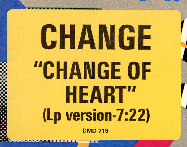 Change : Change Of Heart (12", Maxi, Promo)