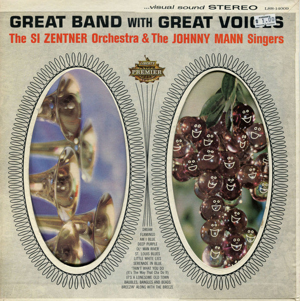 Si Zentner And His Orchestra & The Johnny Mann Singers : Great Band With Great Voices (LP, Album)