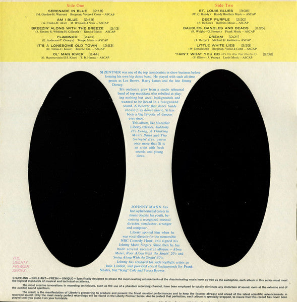 Si Zentner And His Orchestra & The Johnny Mann Singers : Great Band With Great Voices (LP, Album)