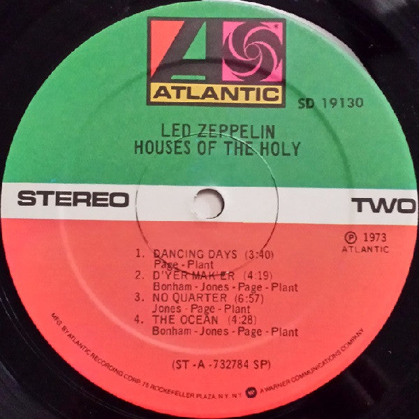 Led Zeppelin : Houses Of The Holy (LP, Album, RE)