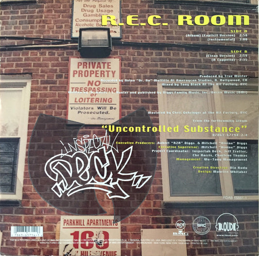 Inspectah Deck - R.E.C. Room vinyl record, 12" (Very Good (VG)) | Lulo Records