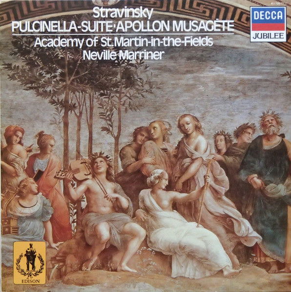 Igor Stravinsky - The Academy Of St. Martin-in-the-Fields, Sir Neville Marriner : Apollon Musagète / Pulcinella (LP, RE)