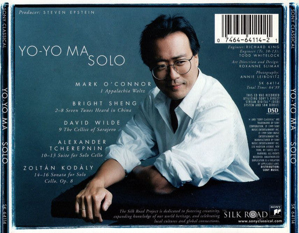Yo-Yo Ma : Solo (CD, Album)
