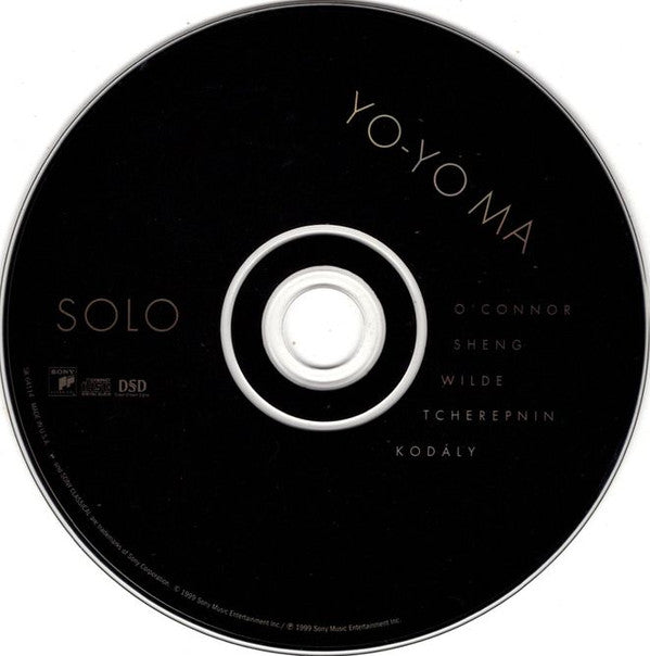 Yo-Yo Ma : Solo (CD, Album)