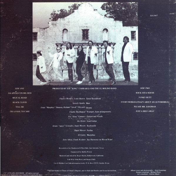 Joe King Carrasco and The El Molino Band : Joe King Carrasco And El Molino (LP, Album)